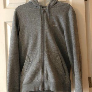 grey nike zip up